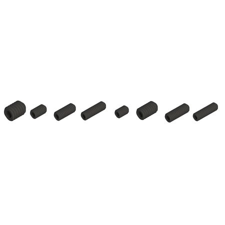 MICRO 100 SET SCREW 8/32  X 3/8 CUP POINT, BLK ALLOY 40284